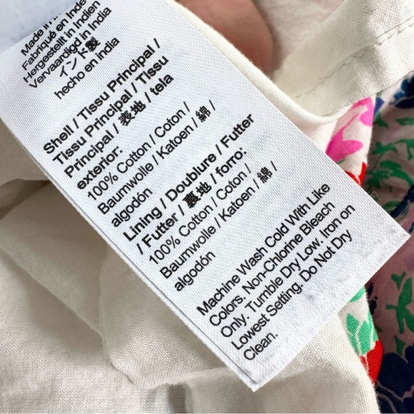 CrewCuts J. Crew Girls Floral Puff Sleeve Dress Size 6 - Picture 6 of 11